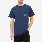 Know Wave Men's Serif Pocket T-Shirt in Navy
