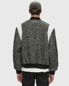 Kenzo Wool Varsity Jacket Silver Bomber Jackets