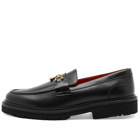 Soulland Men's x VINNY's Palace Loafer in Black Crust