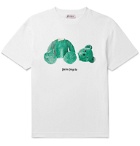 Palm Angels - Kill the Bear Printed Cotton-Jersey T-Shirt - White