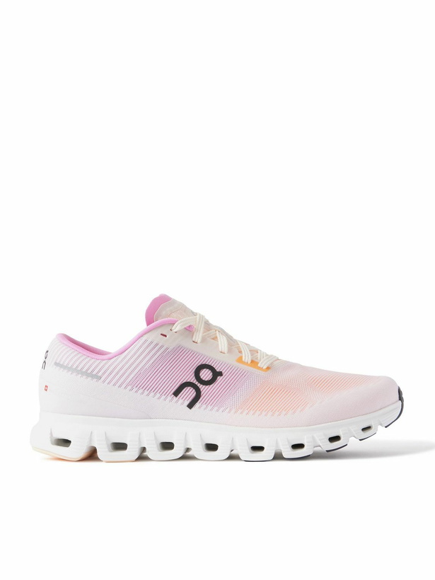 Photo: ON - Cloud 6 Push Rubber-Trimmed Mesh Sneakers - Pink