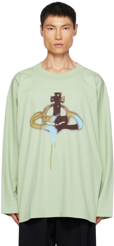 Photo: Vivienne Westwood Green Fresh Long Sleeve T-Shirt