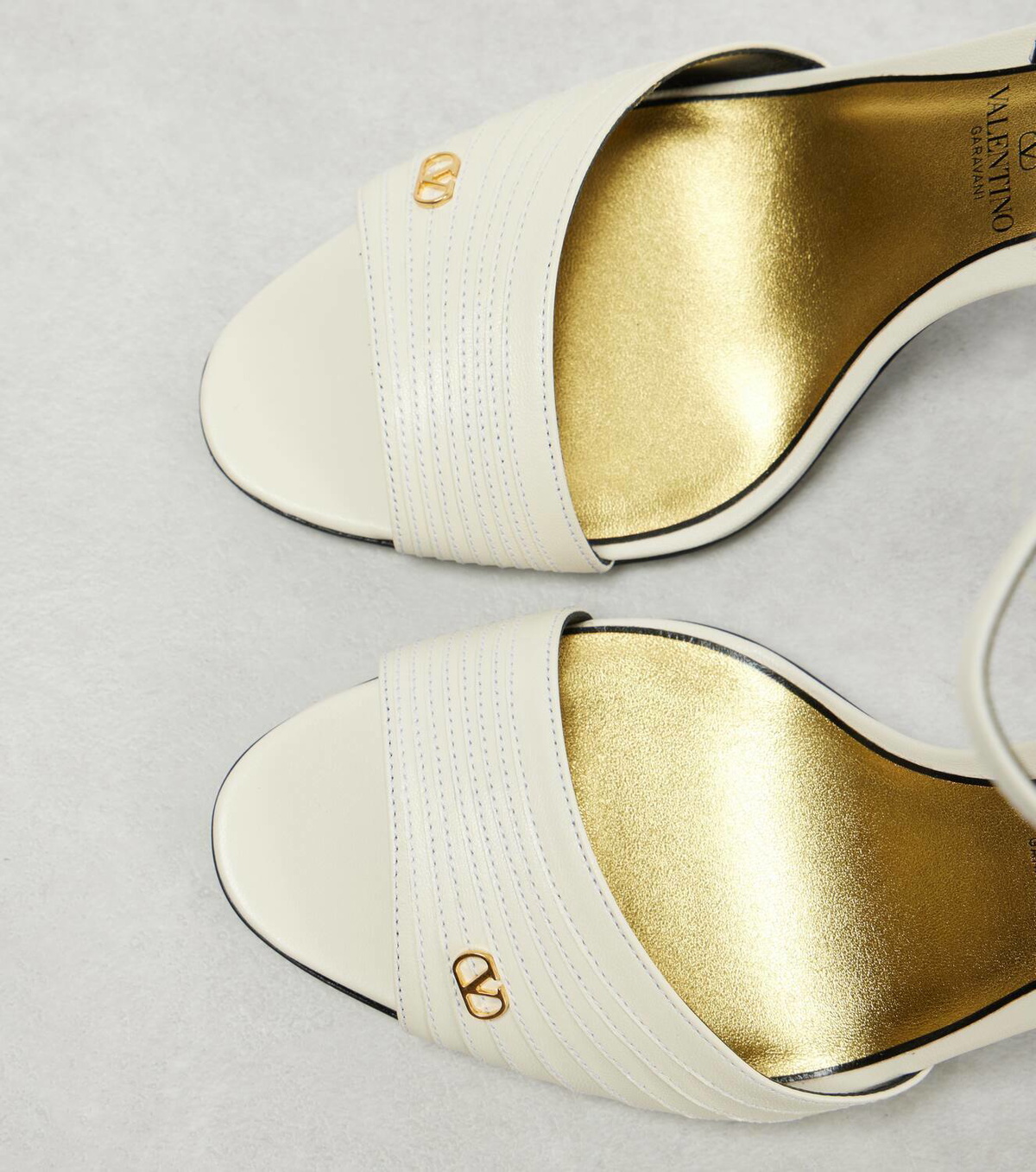 Valentino Garavani Ladycrush 85 leather sandals Valentino