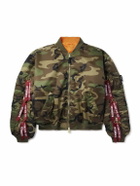 VETEMENTS - Reversible Shell Bomber Jacket - Green
