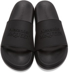 Alexander McQueen Black Pool Slides