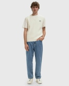 Maison Kitsune FOX HEAD WOOL RIBBED VEST White Men