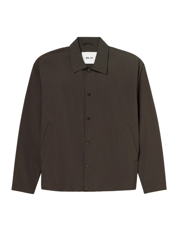 Photo: NN07 - Fenton 80039 Recycled-Shell Jacket - Brown