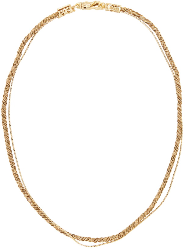 Photo: Emanuele Bicocchi SSENSE Exclusive Gold Rope Necklace