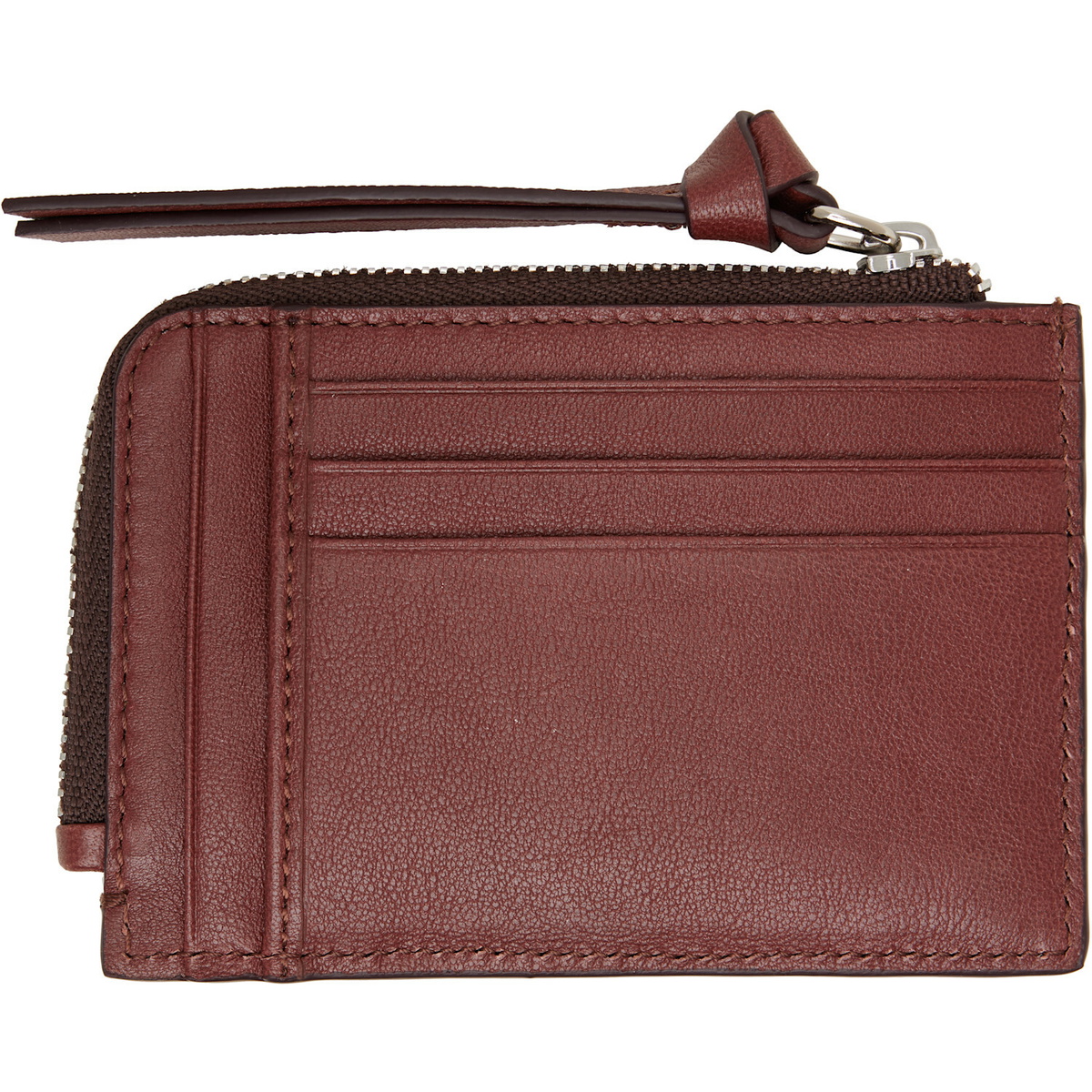 Vivienne Westwood Brown Zip Card Holder