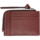 Vivienne Westwood Brown Zip Card Holder