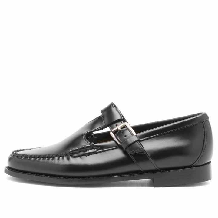 Photo: Bass Weejuns Women's Mary Jane in Black Leather