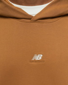 New Balance Athletics Remastered Graphic French Terry Hoodie Brown - Mens - Hoodies