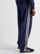 adidas Consortium - Wales Bonner Straight-Leg Striped Tech-Jersey Track Pants - Blue