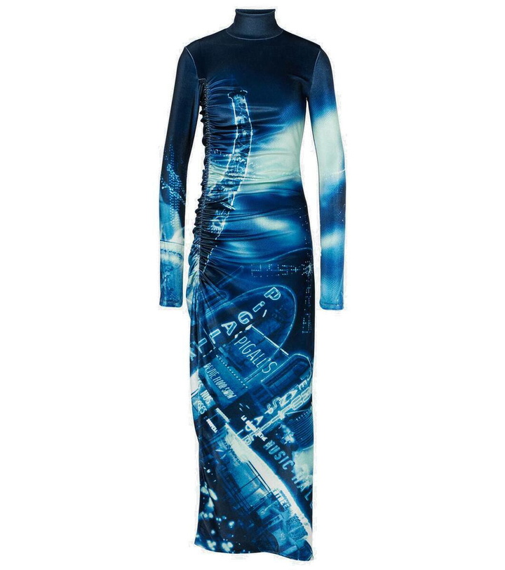 Photo: Jean Paul Gaultier Pigalle printed velvet maxi dress