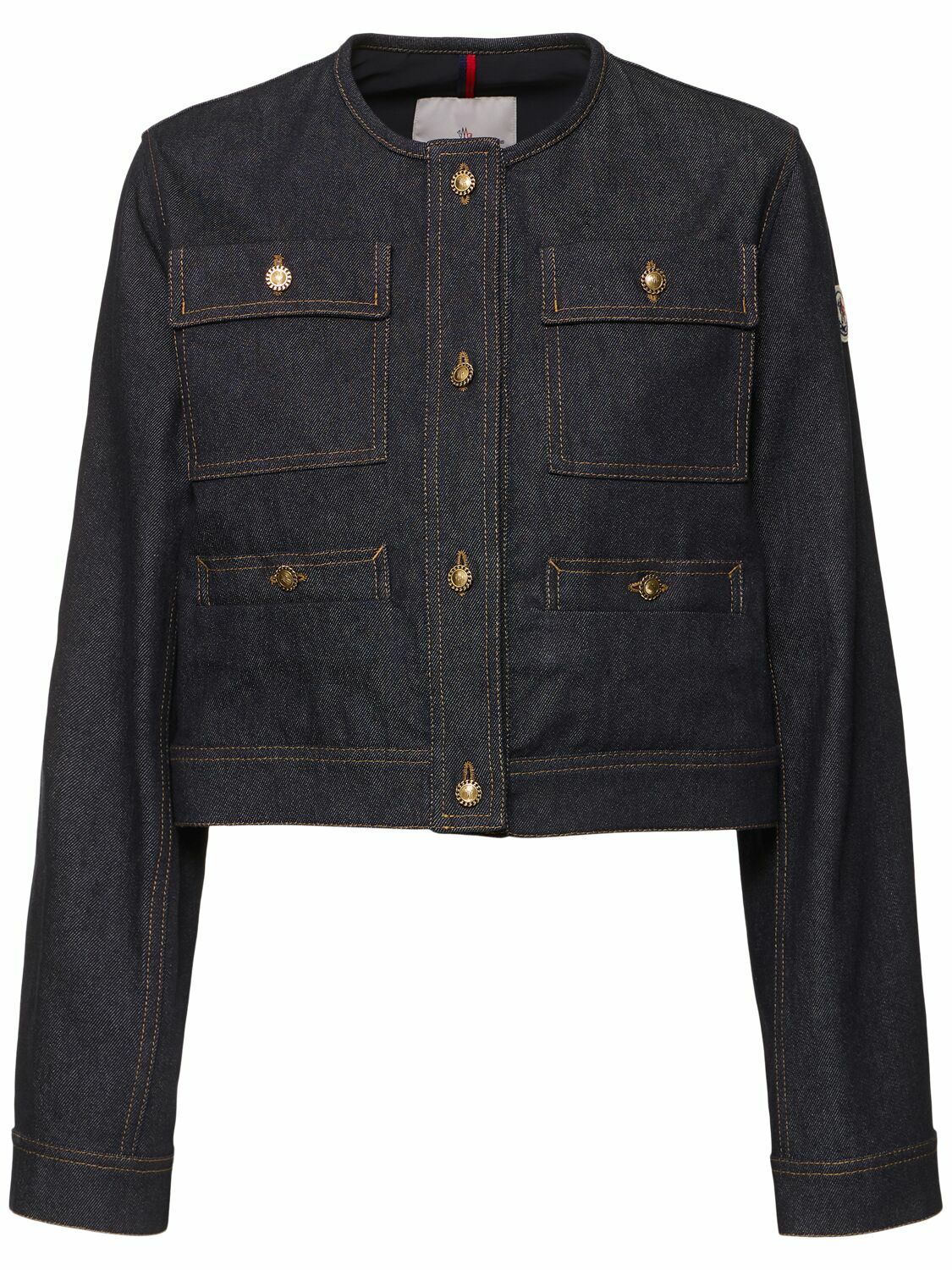 MONCLER TENCIN デニムジャケット 2号 MONCLER Tencin Cotton Blend Denim Jacket Moncler