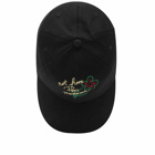 Drole de Monsieur Men's Drôle de Monsieur Sketch Logo Cap in Black