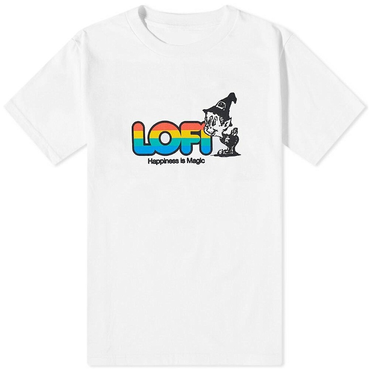Photo: Lo-Fi Men's Happiness T-Shirt in White