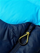 OSTRYA - Henson Logo-Print Quilted Nylon Down Jacket - Blue