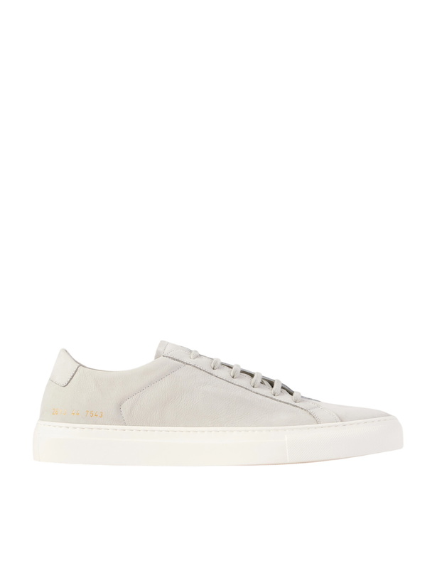 Photo: Common Projects - Achilles Nubuck Sneakers - Gray