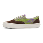 Vans Brown and Green OG Era LX Sneakers