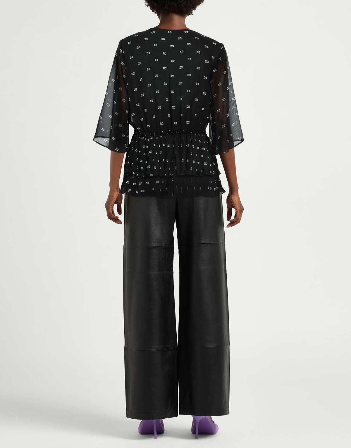 Ganni Womens Top in Black