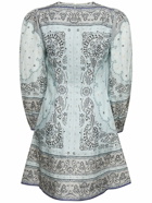 ZIMMERMANN - Matchmaker Keyhole Linen Mini Dress