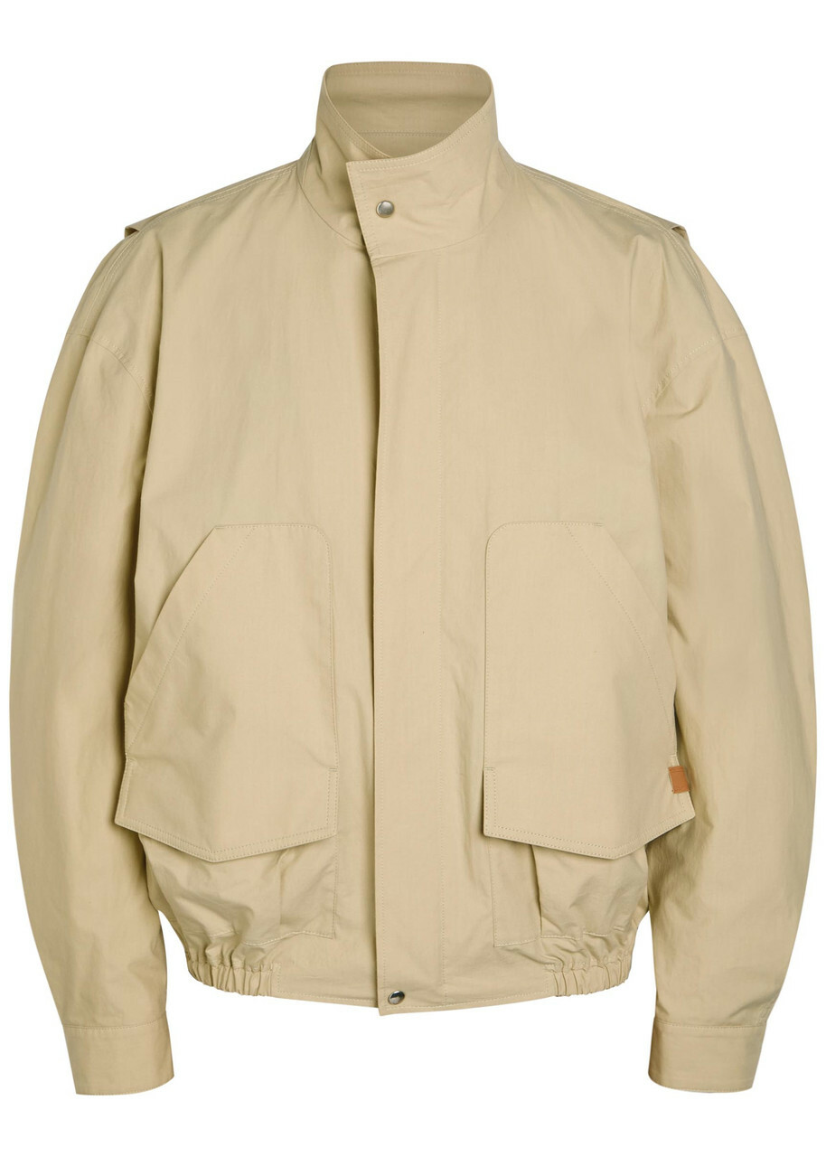 Calvin Klein Donald Patch-pocket Cotton Jacket Off White