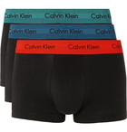 Calvin Klein Underwear - Three-Pack Stretch-Cotton Boxer Briefs - Men - Black