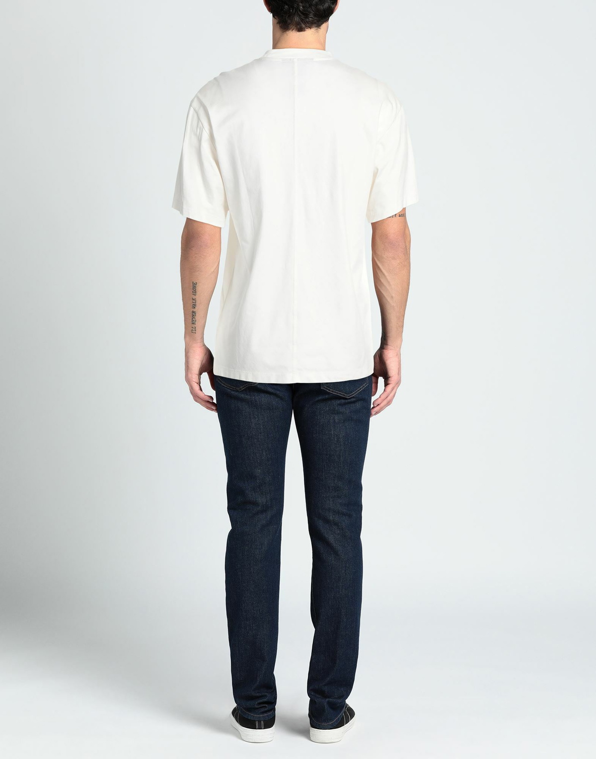 Neil Barrett Mens T-shirt in Off white