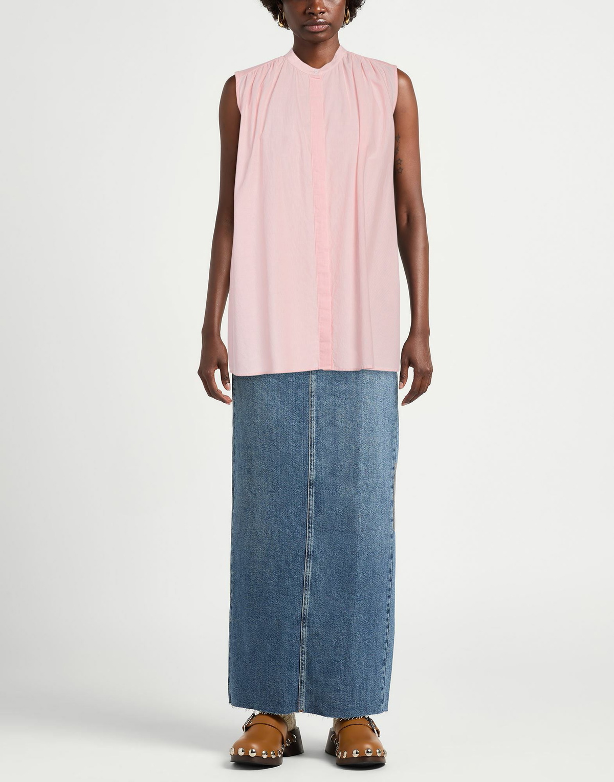 Peserico Womens Shirt in Salmon pink