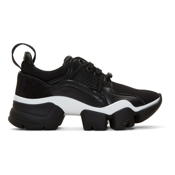 Givenchy Black and White Jaw Low Sneakers Givenchy