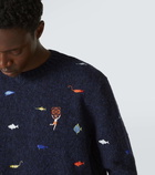 Loewe x Suna Fujita Deep Sea wool sweater