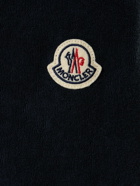 MONCLER - Logo Detail Cotton Crewneck Sweatshirt