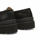 Clarks Originals Men's Yukoner Penny Loafer in Black Leather