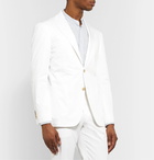 Canali - Kei Slim-Fit Stretch-Cotton Twill Suit Jacket - White