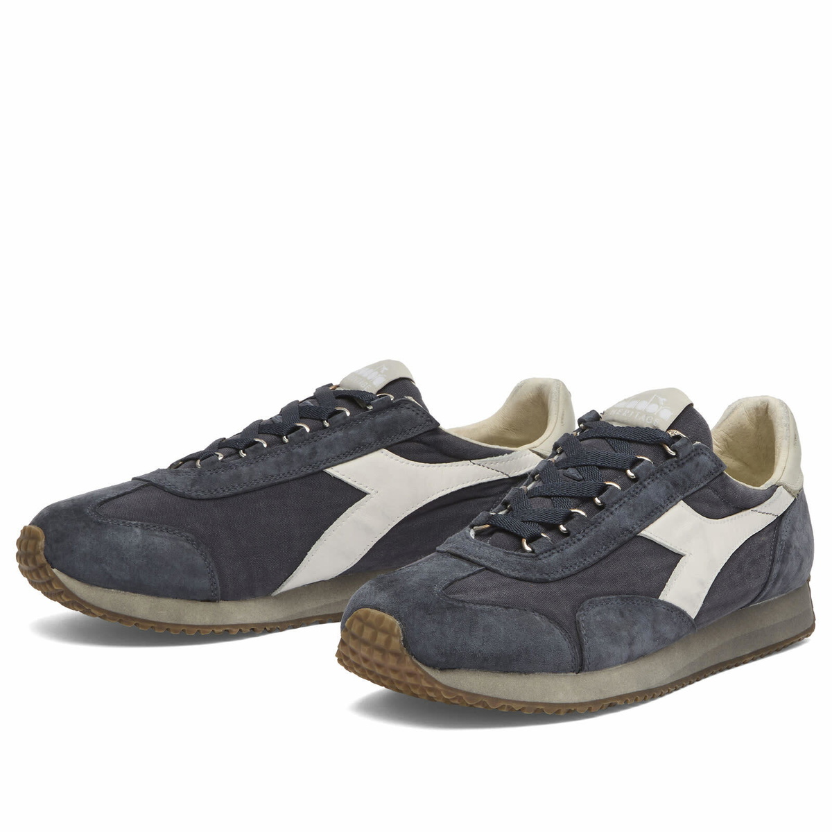 Diadora Men's Equipe Canvas SW Evo Sneaker in Blue Denim