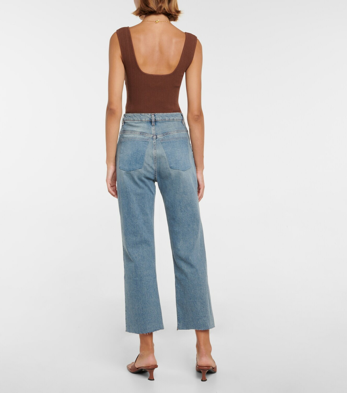 3x1 N.Y.C. High-rise cropped jeans