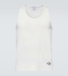 Bottega Veneta Logo ribbed-knit cotton tank top