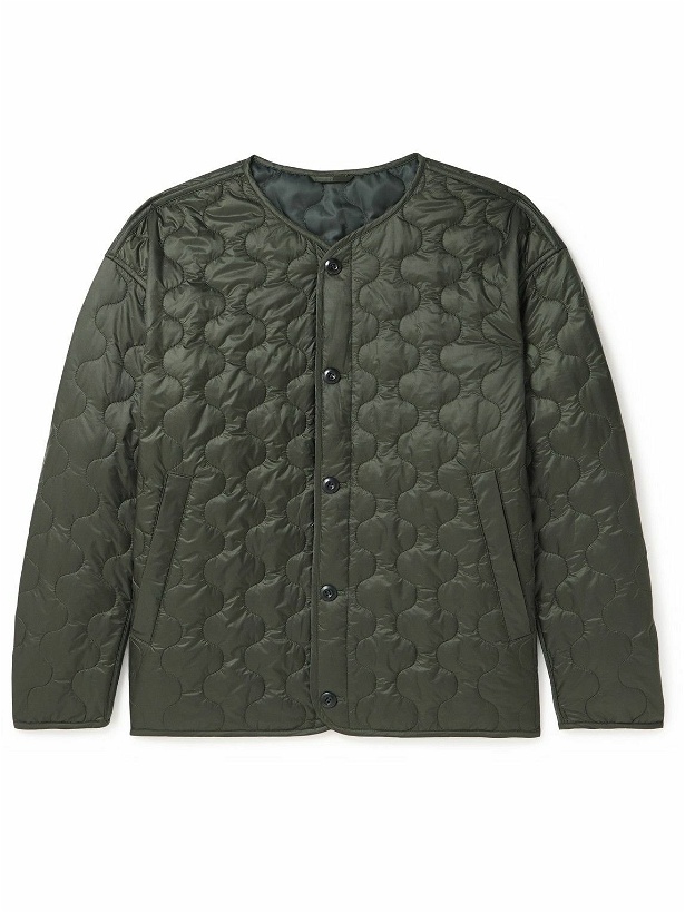 Photo: ARKET - Agyl Quilted Recycled-Shell Jacket - Green