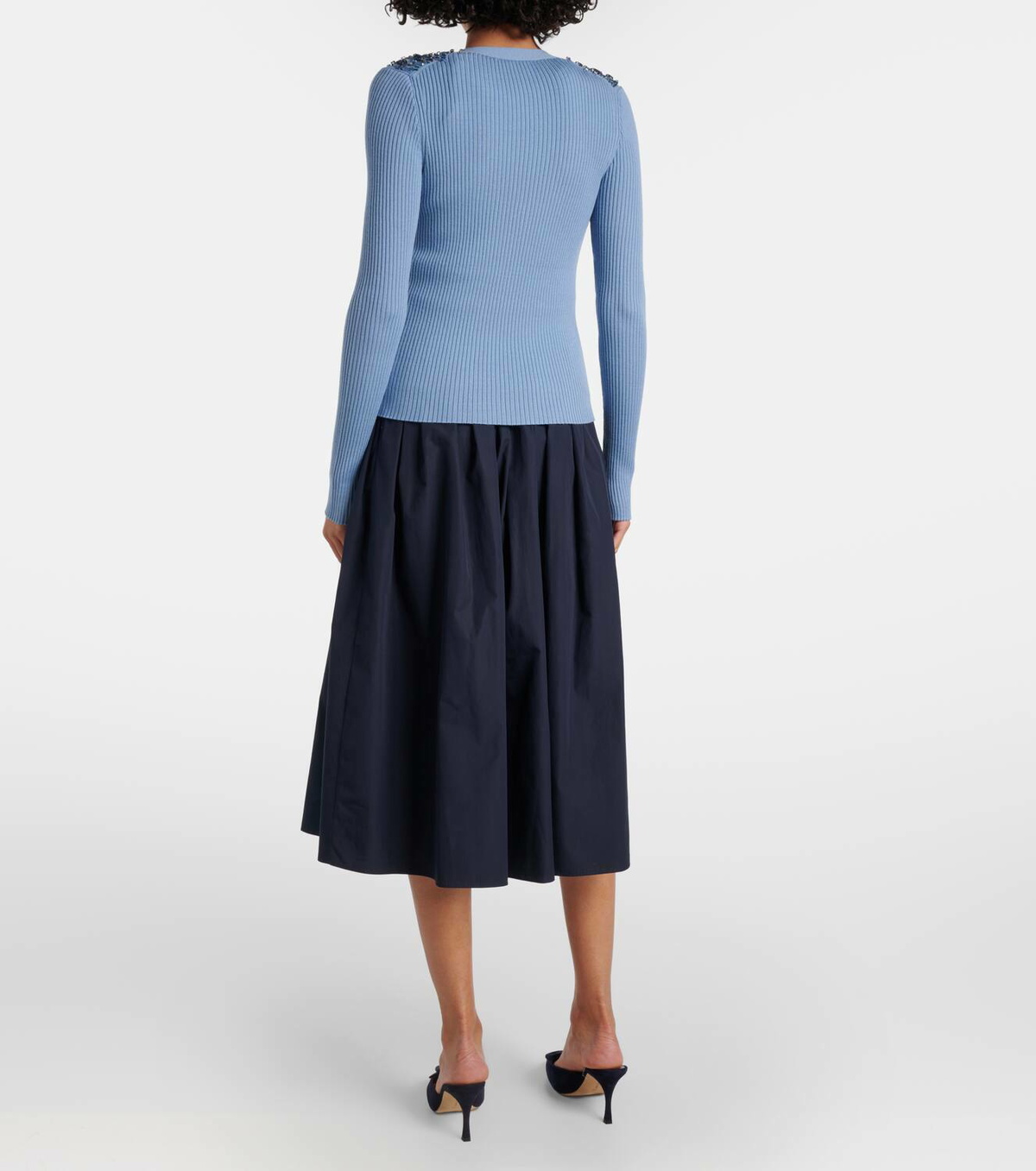 Dorothee Schumacher Embellished cardigan and tank top set