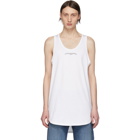 mastermind WORLD White Logo Tank Top