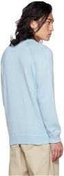 Ghiaia Cashmere Blue Raglan Sweater