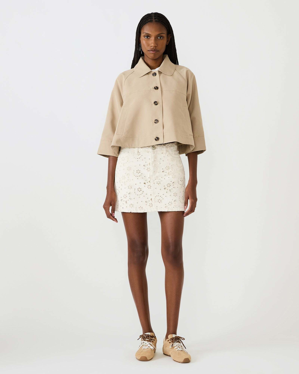 Steve Madden Beck Skirt in Cream