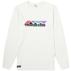 Manastash Men's Long Sleeve Scheme Logo T-Shirt in Off White