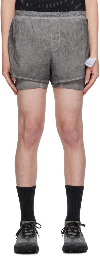 Photo: Satisfy Gray Drawstring Shorts