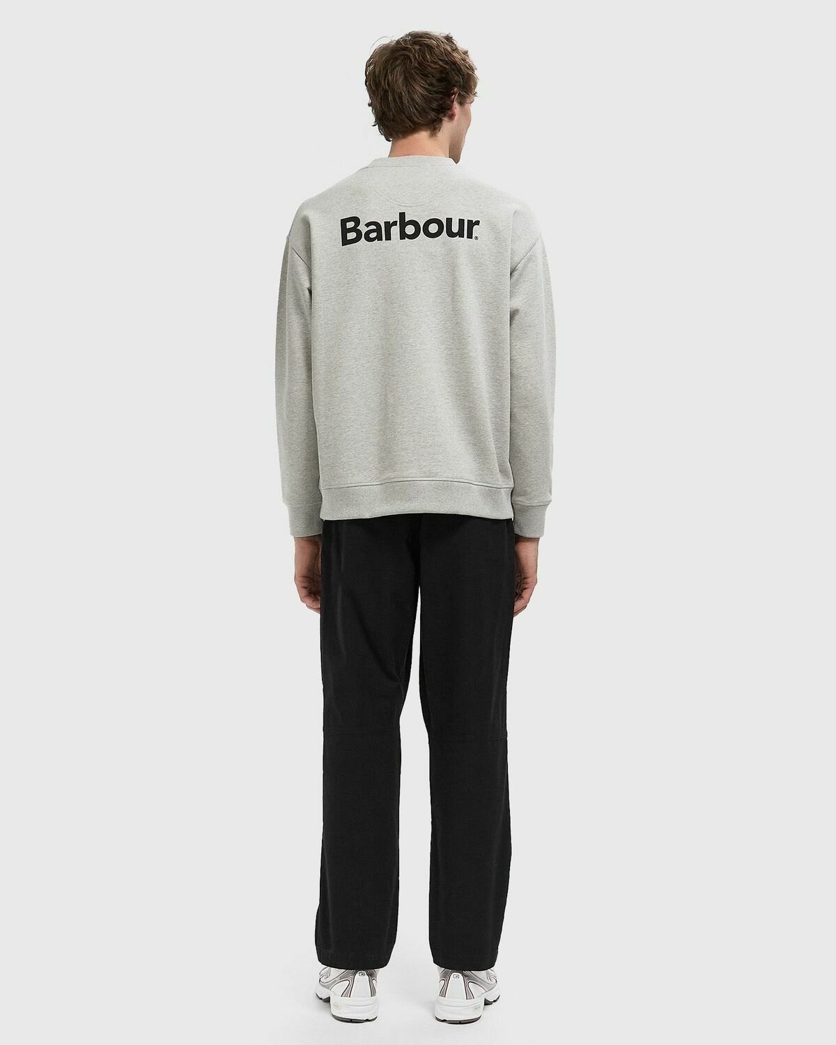 Barbour Nicholas Crew Grey Mens Sweatshirt