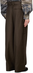 Feng Chen Wang Brown Folding Trousers