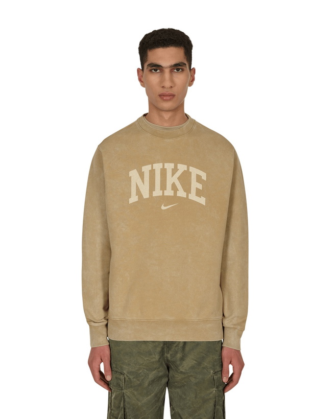 Photo: Nike Logo Arch Crewneck Sweatshirt Parachute