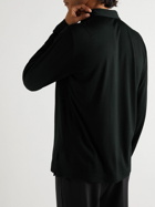 Incotex - Wool Polo Shirt - Black