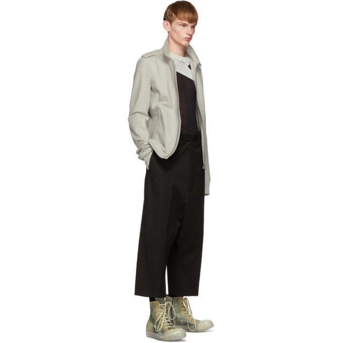 Rick Owens Black Karloff Cropped Trousers Rick Owens